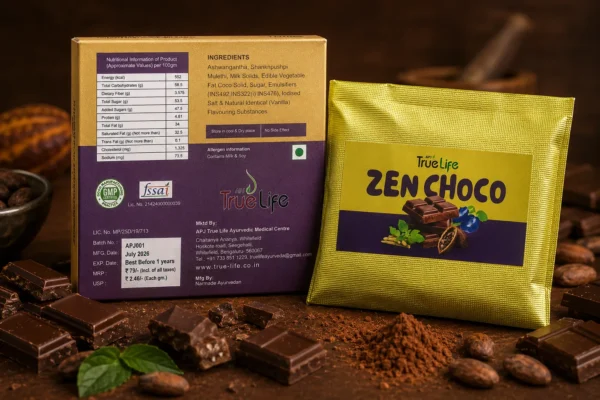 chocolate-with-pack ZEN CHOCO – Ayurvedic Chocolate | 32g
